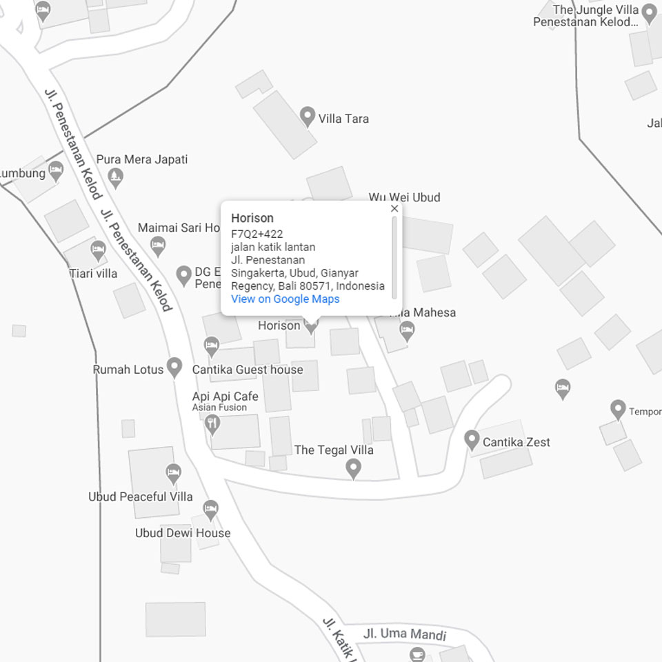 Ume Horison Ubud location